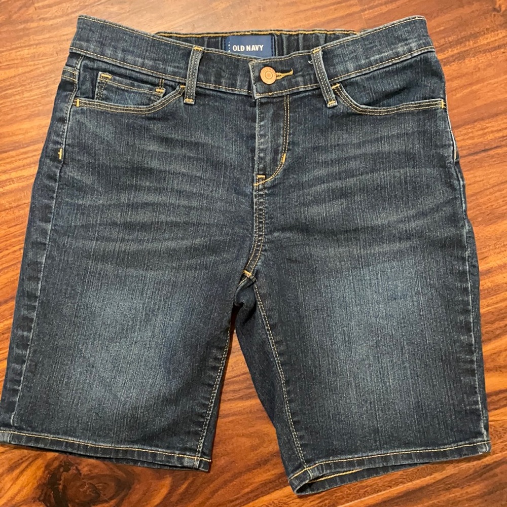 Old Navy Denim Bermuda Shorts. Girls Size 14